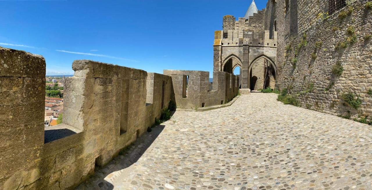 Tout Confort ! Calme, Climatisation, Parking Gratuit, Grande Terrasse, Ascenseur, Wifi Carcassonne Exterior foto